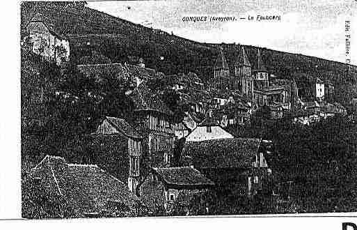 Ville de CONQUES Carte postale ancienne