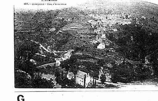 Ville de CONQUES Carte postale ancienne