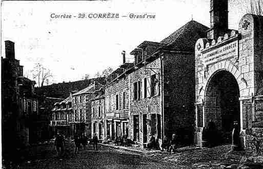 Ville de CORREZE Carte postale ancienne