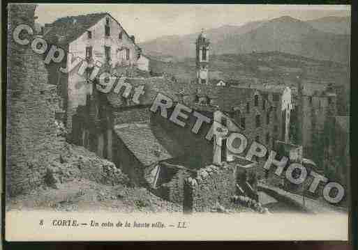 Ville de CORTE Carte postale ancienne