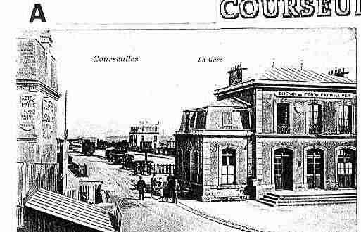 Ville de COURSEULLESSURMER Carte postale ancienne