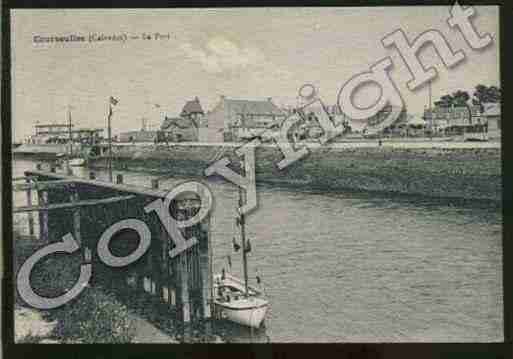 Ville de COURSEULLESSURMER Carte postale ancienne