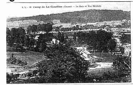 Ville de COURTINE(LA) Carte postale ancienne