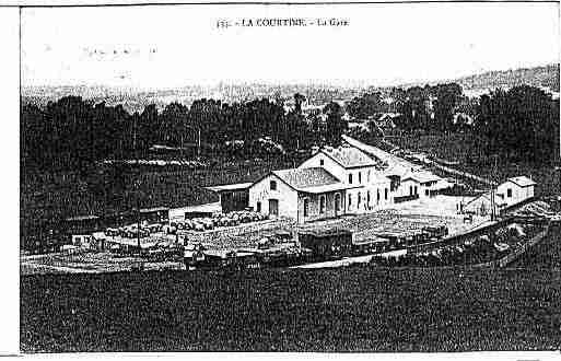 Ville de COURTINE(LA) Carte postale ancienne