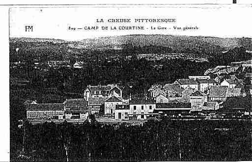 Ville de COURTINE(LA) Carte postale ancienne