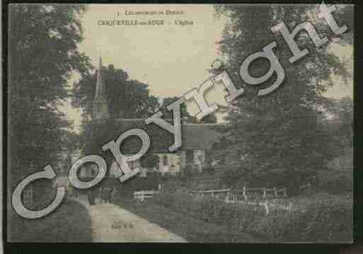 Ville de CRICQUEVILLEENAUGE Carte postale ancienne