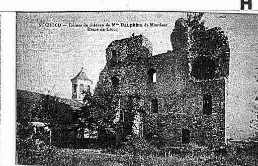Ville de CROCQ Carte postale ancienne