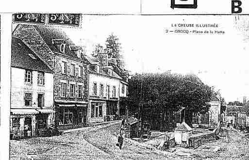 Ville de CROCQ Carte postale ancienne