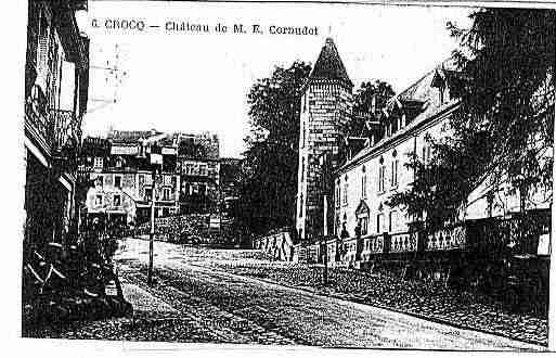 Ville de CROCQ Carte postale ancienne