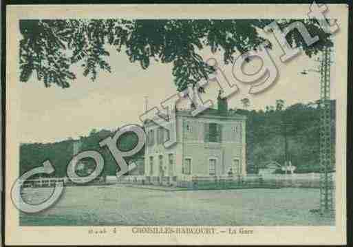 Ville de CROISILLES Carte postale ancienne