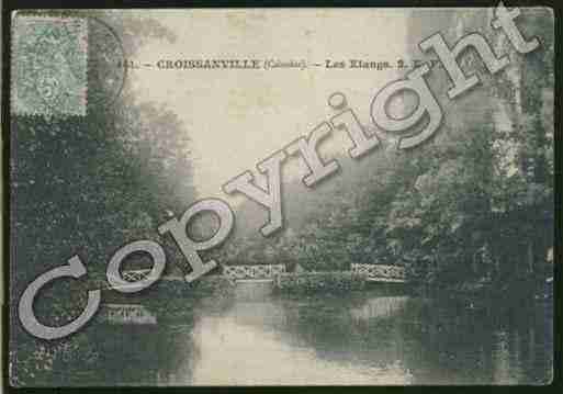 Ville de CROISSANVILLE Carte postale ancienne