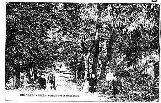 Ville de CUXACCABARDES Carte postale ancienne