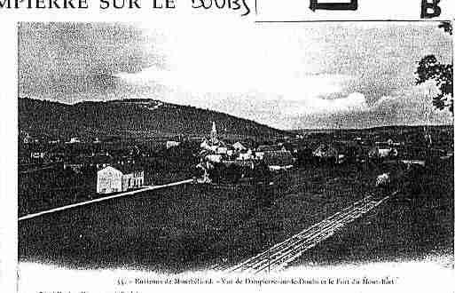 Ville de DAMPIERRESURLEDOUBS Carte postale ancienne Ville de DAMPIERRESURLEDOUBS Carte postale ancienne