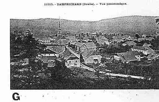 Ville de DAMPRICHARD Carte postale ancienne