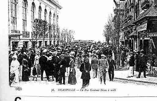 Ville de DEAUVILLE Carte postale ancienne