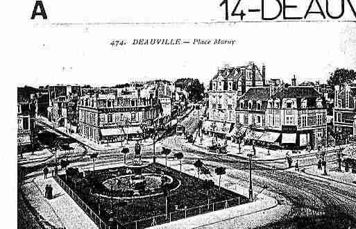 Ville de DEAUVILLE Carte postale ancienne