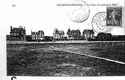 Ville de DEAUVILLE Carte postale ancienne