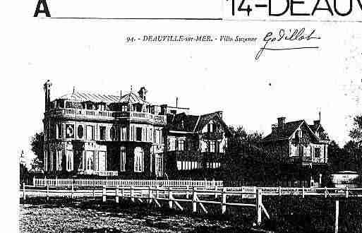 Ville de DEAUVILLE Carte postale ancienne