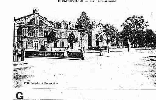 Ville de DECAZEVILLE Carte postale ancienne