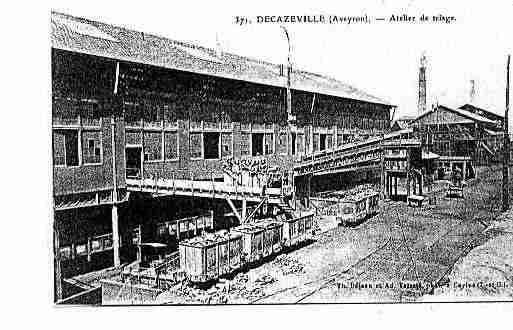 Ville de DECAZEVILLE Carte postale ancienne