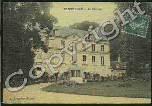 Ville de DEMOUVILLE Carte postale ancienne