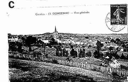 Ville de DONZENAC Carte postale ancienne