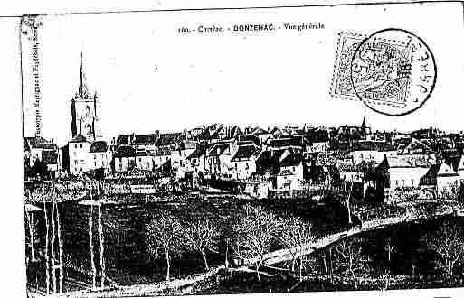 Ville de DONZENAC Carte postale ancienne  Ville de DONZENAC Carte postale ancienne