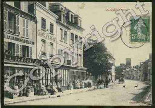 Ville de DOZULE Carte postale ancienne