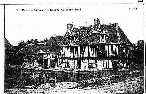 Ville de DOZULE Carte postale ancienne