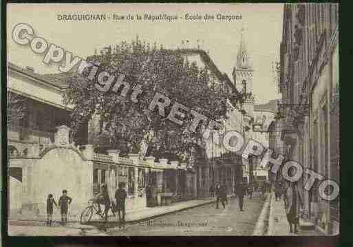 Ville de DRAGUIGNAN Carte postale ancienne