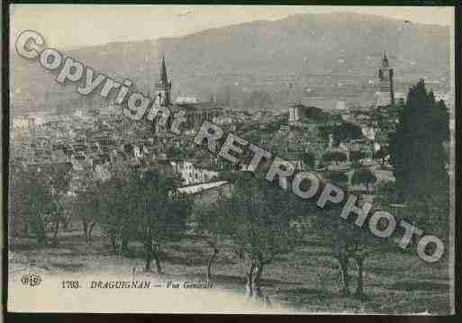 Ville de DRAGUIGNAN Carte postale ancienne