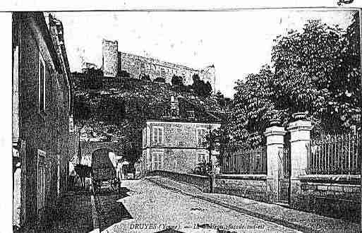 Ville de DRUYESLESBELLESFONTAINES Carte postale ancienne Ville de DRUYESLESBELLESFONTAINES Carte postale ancienne
