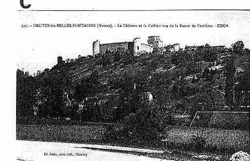 Ville de DRUYESLESBELLESFONTAINES Carte postale ancienne