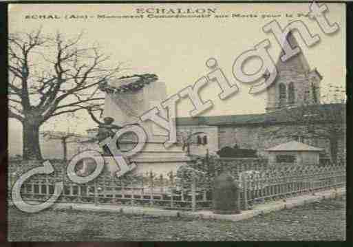 Ville de ECHALLON Carte postale ancienne