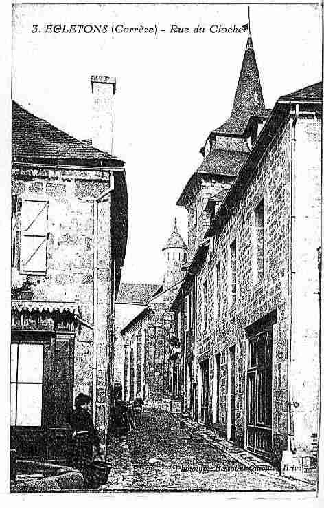 Ville de EGLETONS Carte postale ancienne