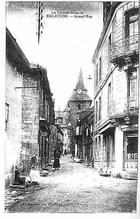 Ville de EGLETONS Carte postale ancienne