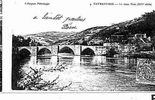 Ville de ENTRAYGUESSURTRUYERE Carte postale ancienne