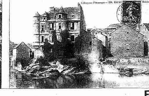 Ville de ESPALION Carte postale ancienne