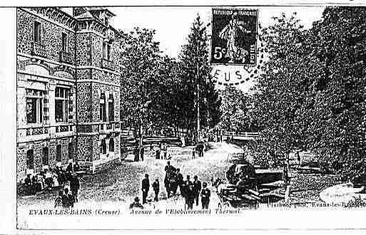 Ville de EVAUXLESBAINS Carte postale ancienne