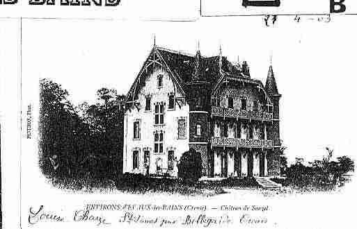 Ville de EVAUXLESBAINS Carte postale ancienne