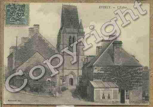 Ville de EVRECY Carte postale ancienne