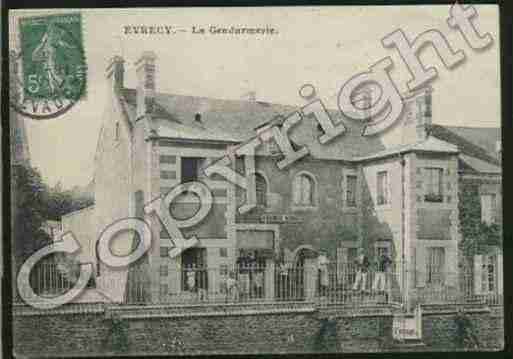 Ville de EVRECY Carte postale ancienne