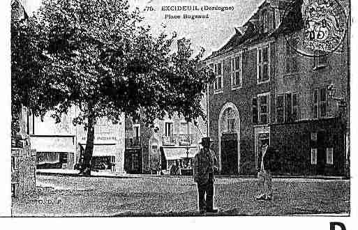 Ville de EXCIDEUIL Carte postale ancienne