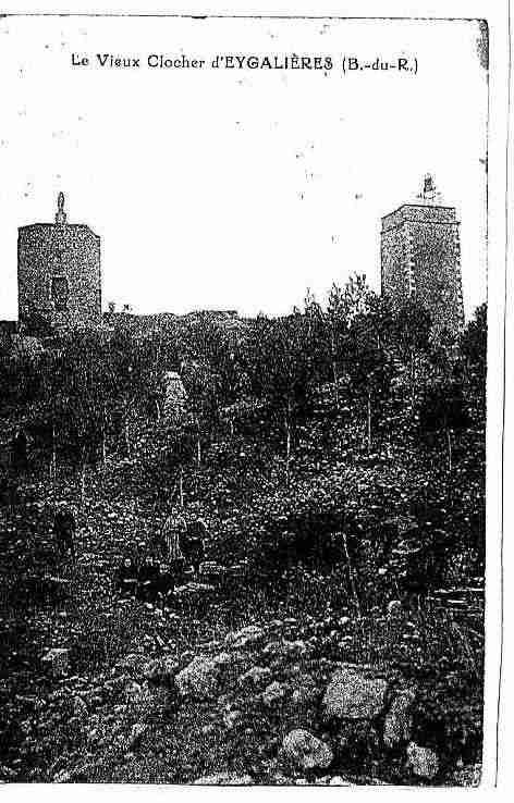 Ville de EYGUIERES Carte postale ancienne