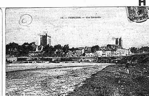 Ville de FABREZAN Carte postale ancienne