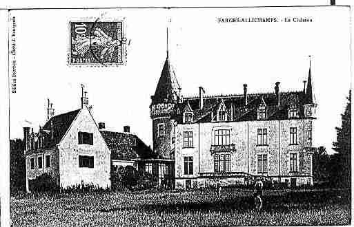 Ville de FARGESALLICHAMPS Carte postale ancienne