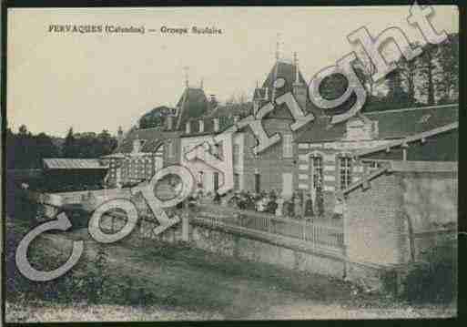 Ville de FERVAQUES Carte postale ancienne