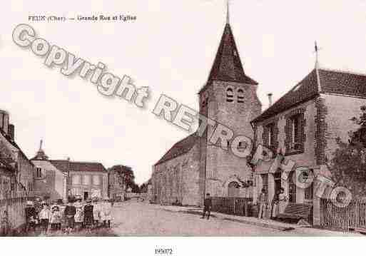 Ville de FEUX Carte postale ancienne