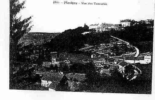 Ville de FLAVIGNYSUROZERAIN Carte postale ancienne