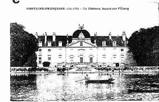 Ville de FONTAINEFRANCAISE Carte postale ancienne